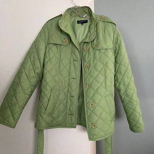 Jones New York Women’s Green Quilted Puffer Jacket